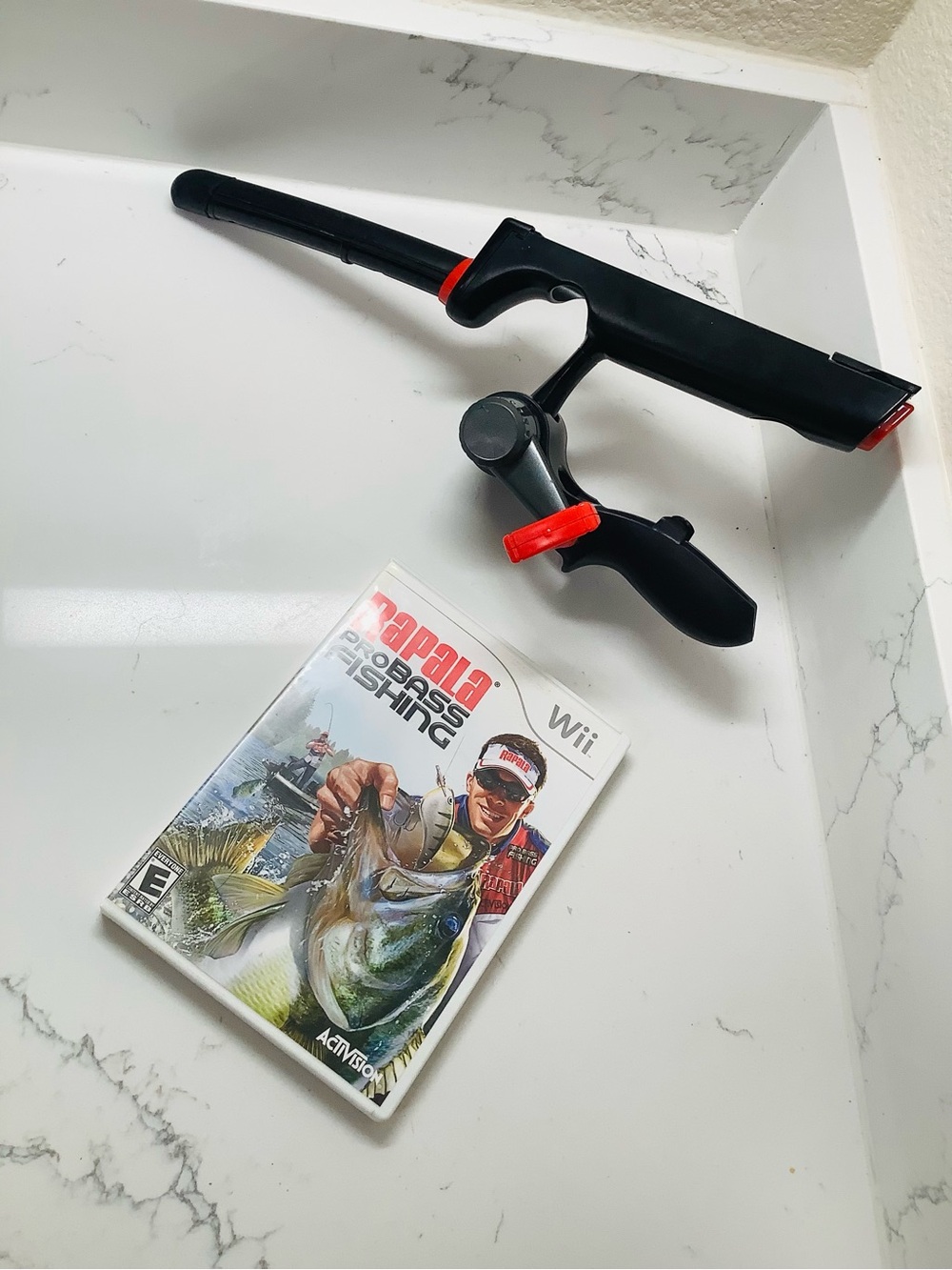 Rapala Pro Bass Fishing Wii Game + Official Fishing Rod Controller Bundle